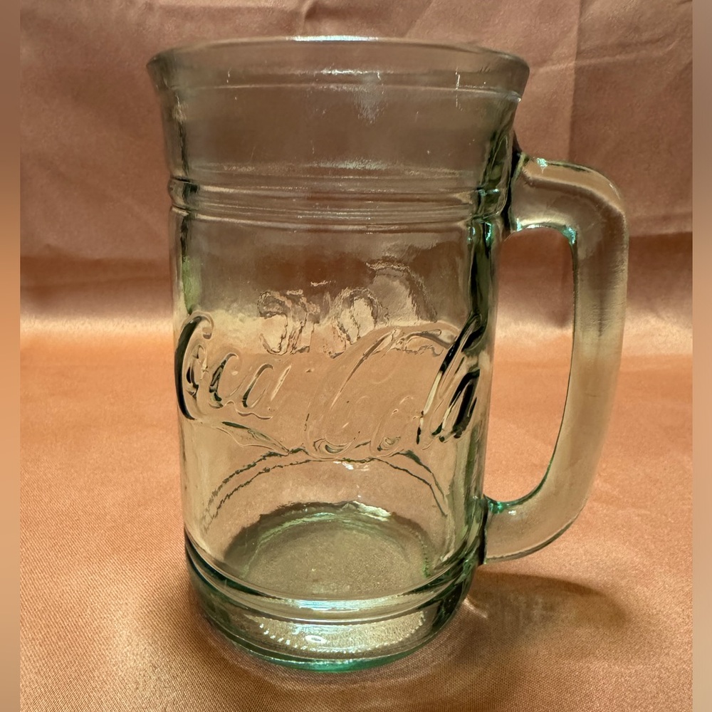 Vintage Coca Cola Green Beer Style  Mug with Handle